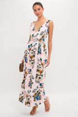 Magical Blossom Pink Jules Jacquard Dress