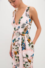 Magical Blossom Pink Jules Jacquard Dress