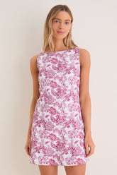 Rosewood Floral Leo Mini Dress