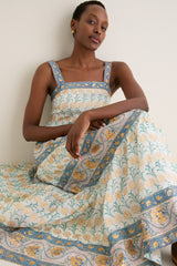 Geneva Green Strappy Maxi Dress