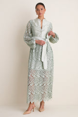 Sage Lace Calliope Dress