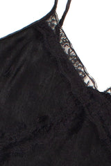 Black Midi Slip Dress