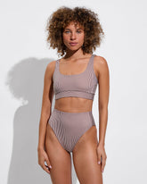Hi Hi Bottom - Mini Splash Stripe Vertical: Tiki / Holiday