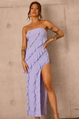 Gold Rush Maxi Dress - Cornflower