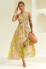 Havana Bloom Maxi Dress - Yellow Multi