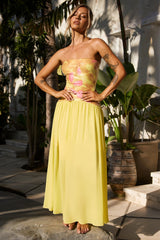 Sunset Breeze Maxi Dress - Yellow