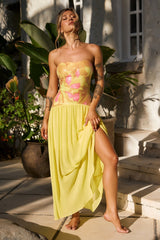 Sunset Breeze Maxi Dress - Yellow