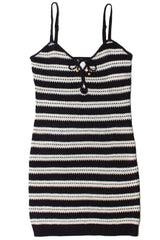 Striped Knit Mini Dress