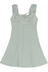 Gingham Fit & Flare Mini Dress