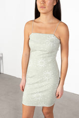 Sage Green Celestial Mini Dress