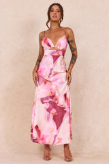 Celia Maxi Dress - Pink Multi