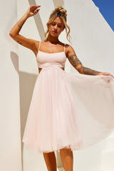 Got Glam Midi Dress - Blush